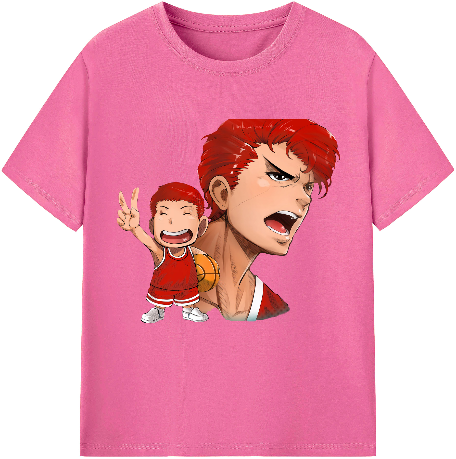 （画像用） SLAM DUNK／スラムダンク レディースカジュアルプリントTシャツ（綿100％）